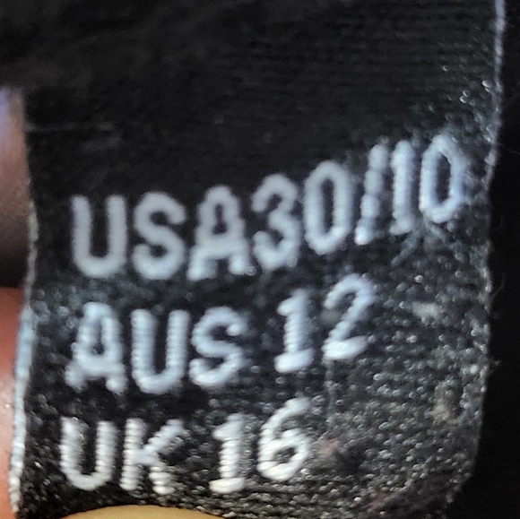 Tru Luxe Women’s Jeans Size 30/10 Blue Black Two-Tone Floral Stretch Denim B17 - Picture 12 of 12